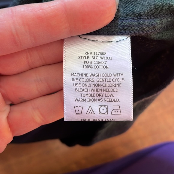 Brand new Levi’s plaid 100% cotton long sleeve shirt - Picture 11 of 14